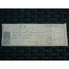 Timbre Quittances 25C Ville de Bar-sur-Aube occupation voie...