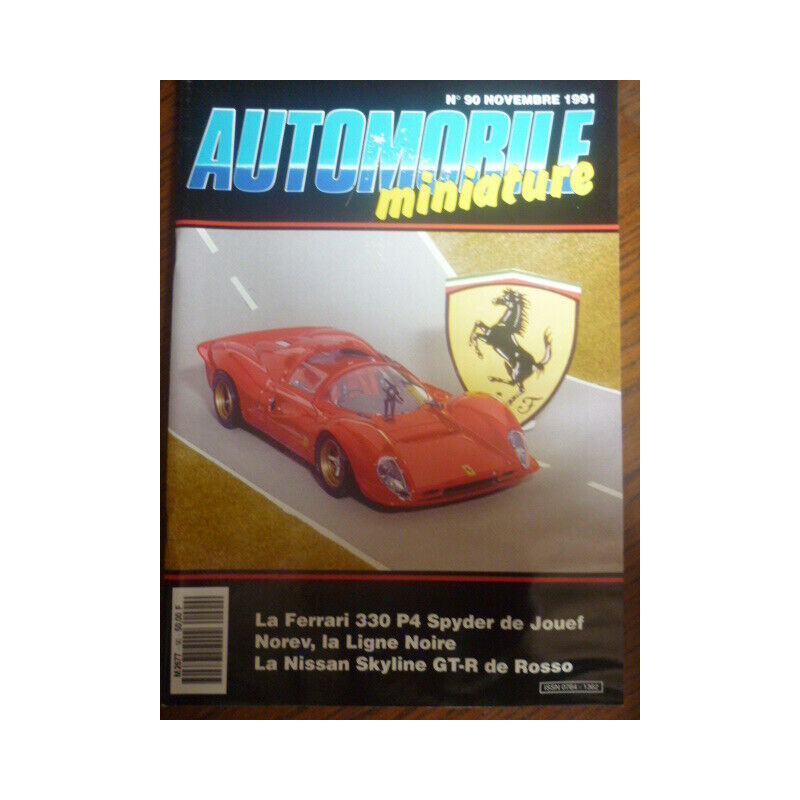 Automobile miniature n90 NOVEMBRE 1991 modélisme