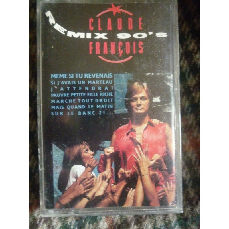 Claude François Remix 90's Cassette Audio-K7 Philips 842 502-4