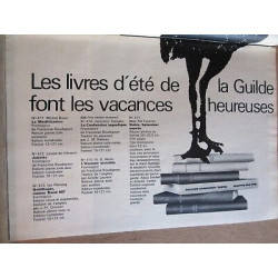 Guilde du livre lausanne Bulletin mensuel n7 Juillet 1965 30ème année