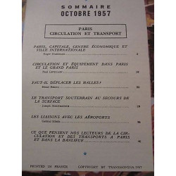 Transmondia n37 Octobre 1957 voir sommaire
