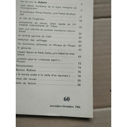 Humanisme n60 novembre décembre 1966 Centre de documentation du...