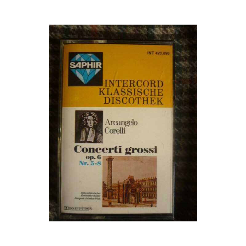Arcangelo Corelli Concerti grossi Op.6 Nr.5-8 Cassette...
