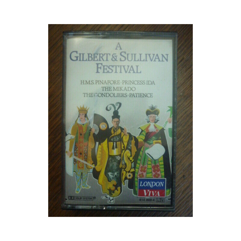 A Gilbert Sullivan Festival HMS Pinafore-Princess IDA Cassette...