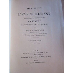 Thomas Pettigrew younghistoire de l'enseignement primaire 2ndaire...