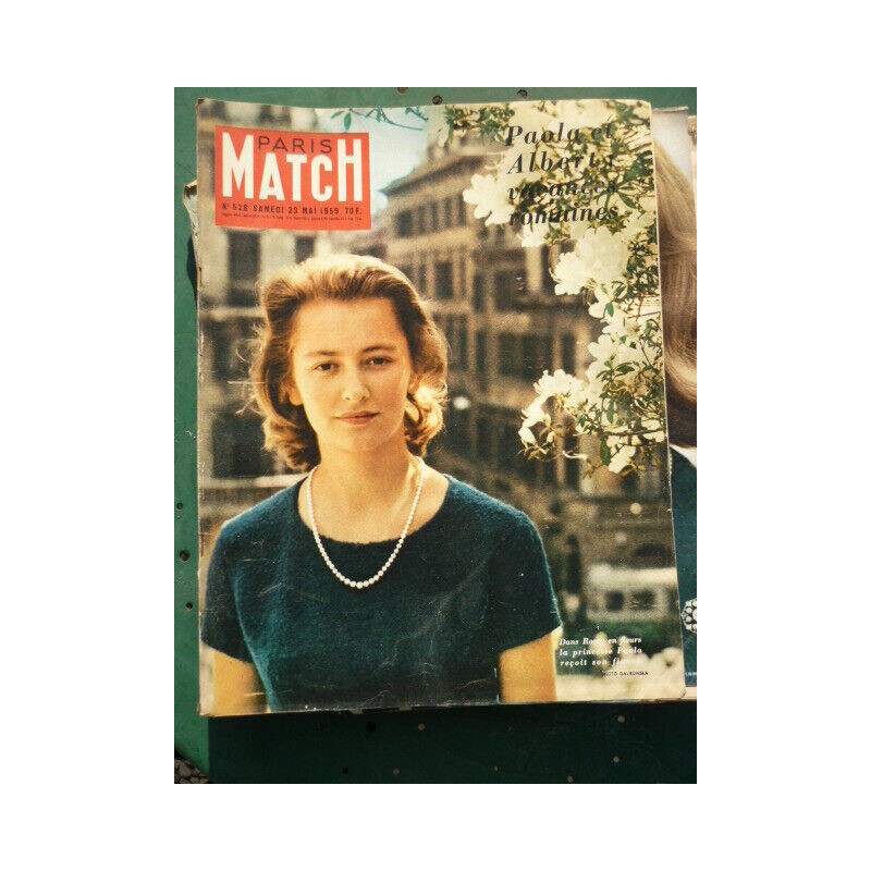 PARIS MATCH n528 du 23 mai 1959 Paola et Albert Vacances romaines