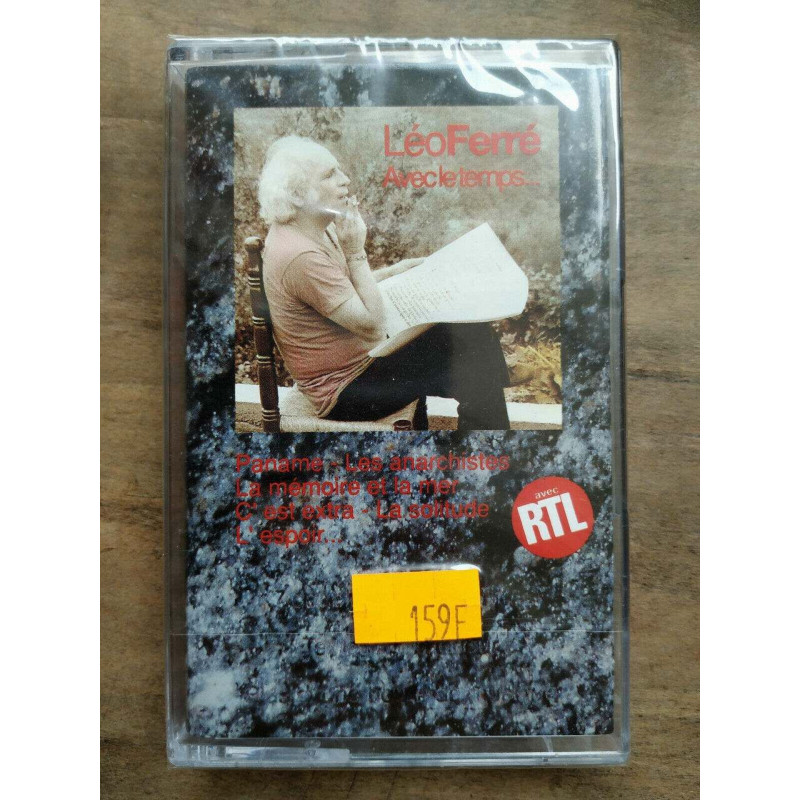 Léo Ferré - Avec le temps Cassette Audio-K7 NEUVE SOUS BLISTER