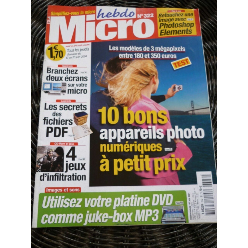 HEBDO MICRO n322 17 juin 2004