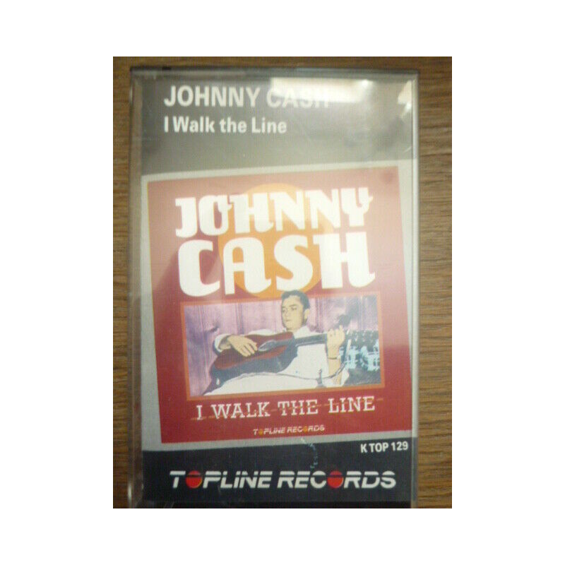 Johnny Cash i walk the line Cassette Topline Records KTOP 129