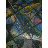 Madeleine claass La foire pastels gras sur papier 65 cm x 50 cm