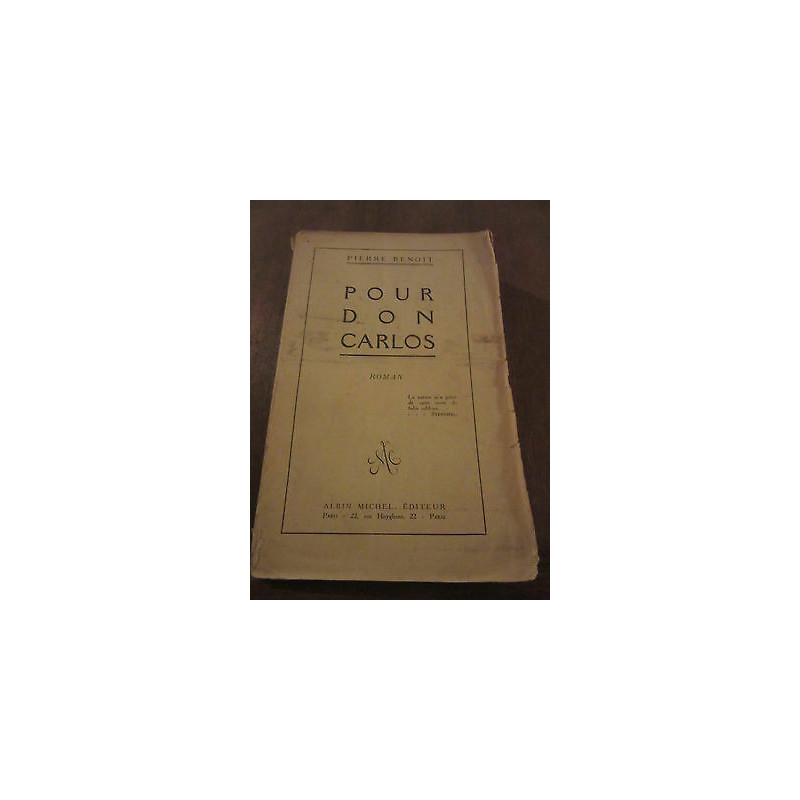 Pour Don carlos