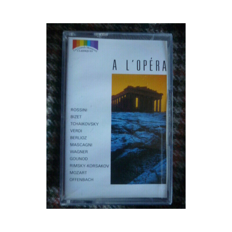 A L'OPERA Cassette Audio-K7 CBS LES GRANDS MOMENTS CLASSIQUES 40-42499