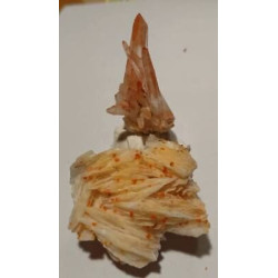 Lot de 2 Quartz hematoïde vanadinite sur barytine QHVB 7