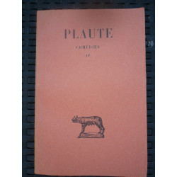 plaute Comédies Tome IV Société d'