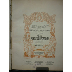 Lieder ohne worte-Romances sans paroles Universal