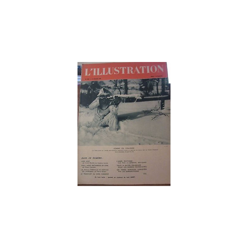 L'Illustration n5059 17 Février 1940 wwii seconde guerre mondiale
