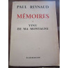 Paul reynaud mémoires Venu de ma montagne Flammarion