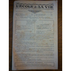 L'école la vie n31 26 avril 1930 13è année