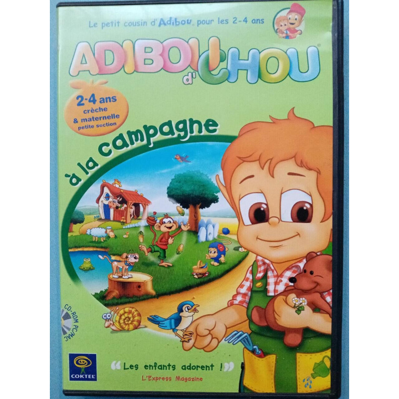 Adiboud'chou à la campagne PC MAC Jeu éducatif