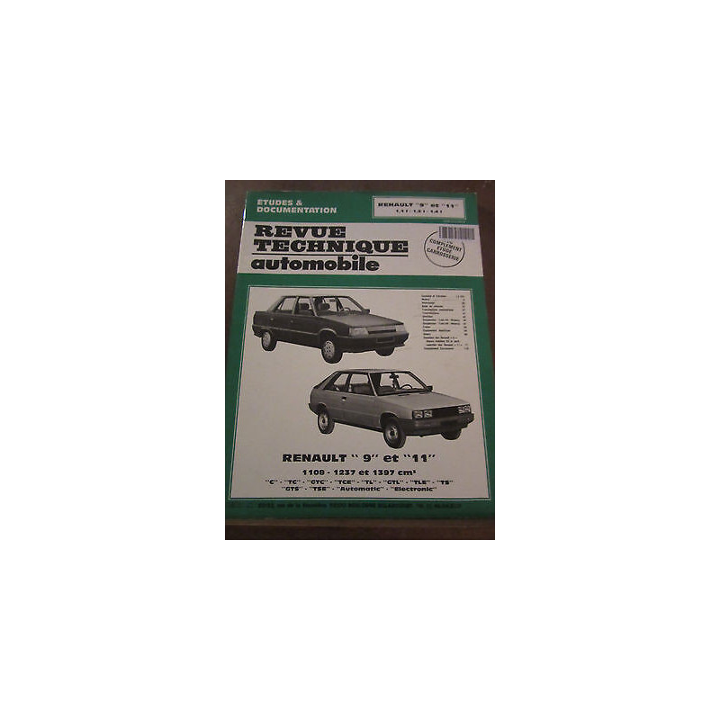Renault 9 et 11 1 1 l 1 2 l 1 4 l