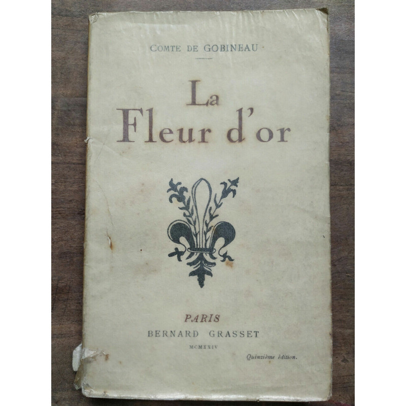 Comte de gobineau La fleur d'or