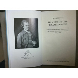 g e lessing Hamburgische dramaturgie kroner
