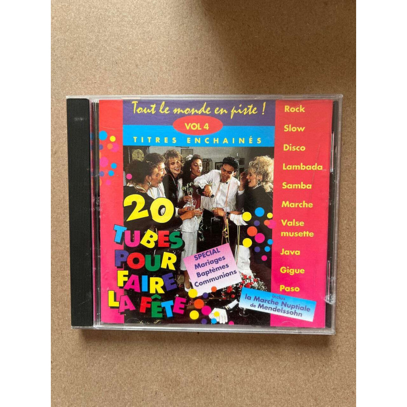 Tout le monde en piste Vol 4 - 20 tubes pour faire la fête CD