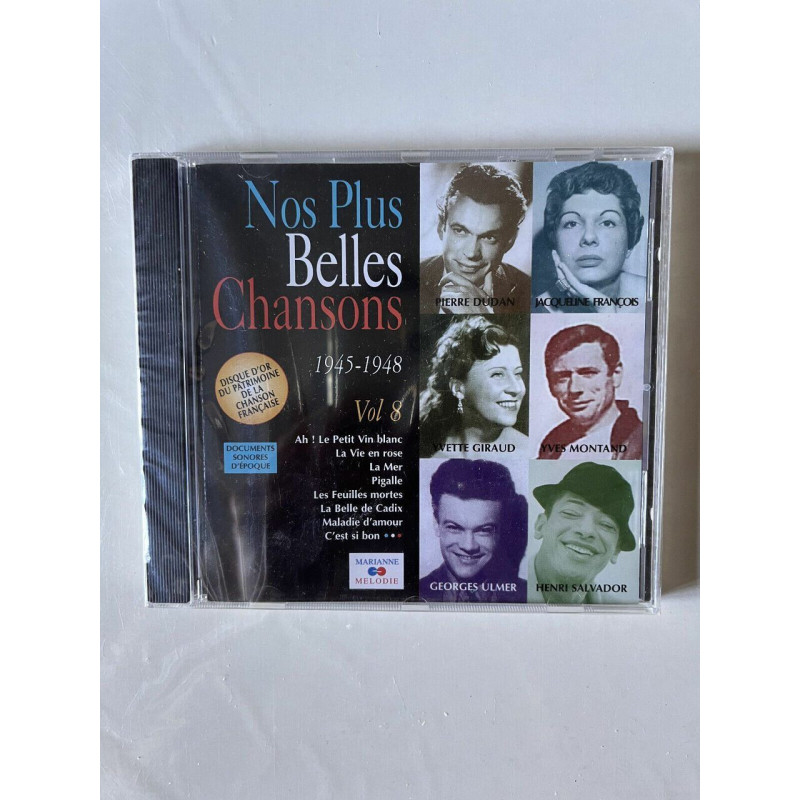 Nos plus belles chansons Vol 8 1945 1948 cd NEUF SOUS BLISTER