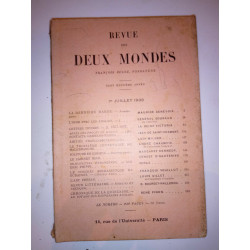 Revue des deux mondes 1 Juillet 1938