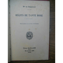 Mme de bosguérard Récits de Tante rose Emile Gaillard