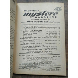 Ellery Queen Mystère Magazine n126 Juillet 1958