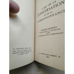 L'art de la conversation et de la correspondance - Méthode...