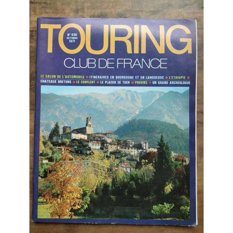 Touring club de France n830 Octobre 1971