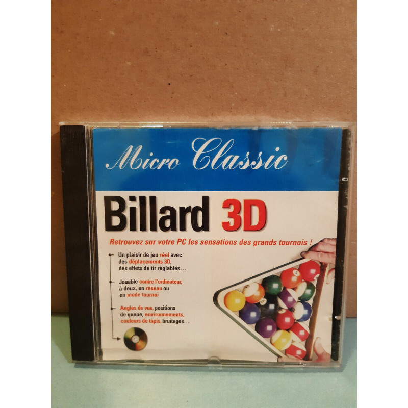 Micro Classic - Billiard 3D CD-ROM PC