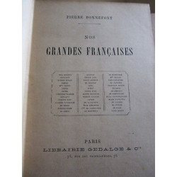 Nos grandes françaises cie non daté