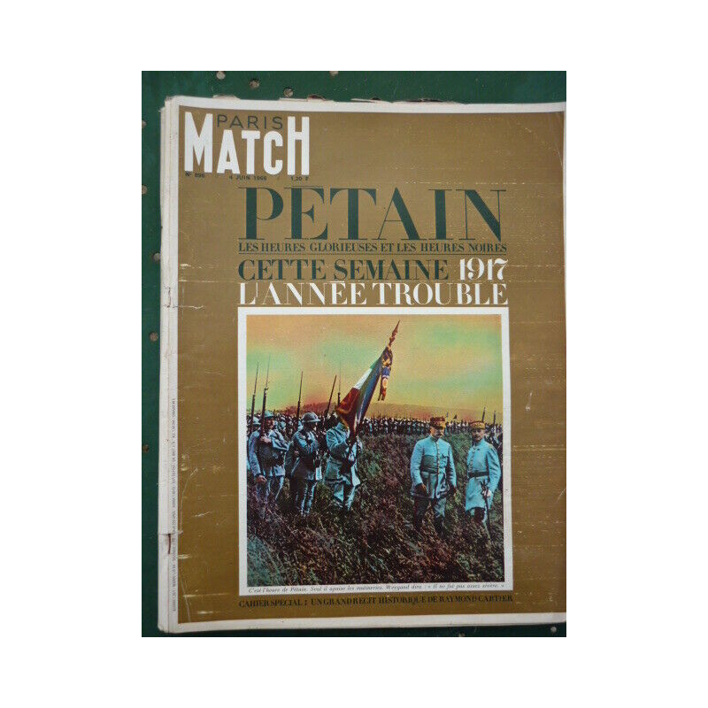 PARIS MATCH n895 4 JUIN 1966 PETAIN