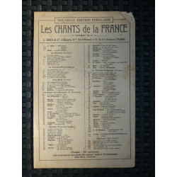 Partition Cappeau de Roquemaure Noël Les Chants de la France L....