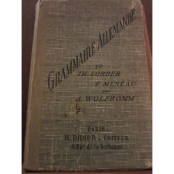 lorber Meneau et wolfromm Grammaire allemande