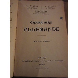 lorber Meneau et wolfromm Grammaire allemande