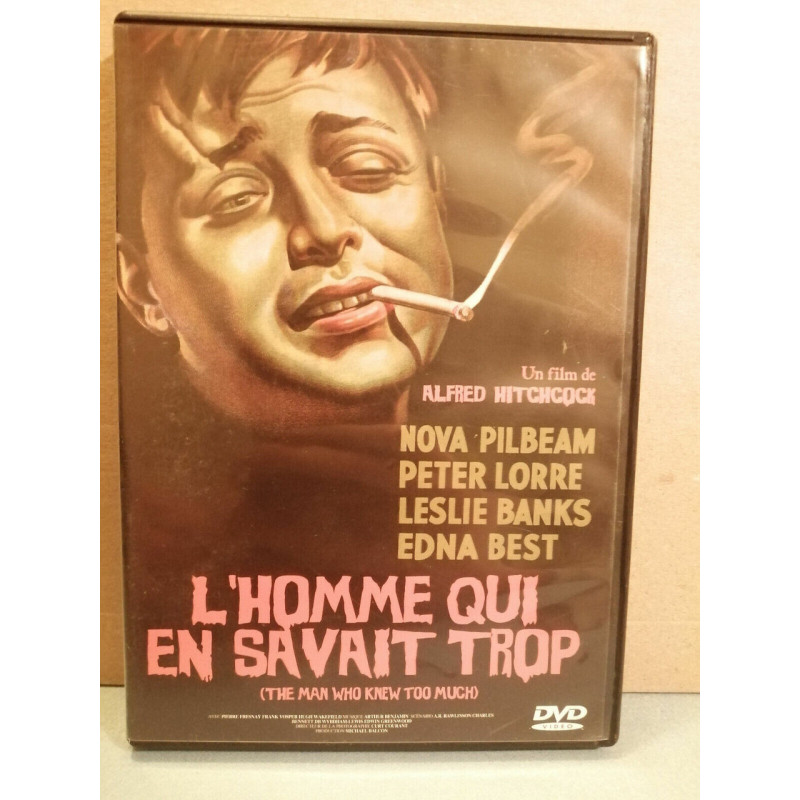L'homme qui en savait trop Nova Pilbeam Peter Lorre DVD