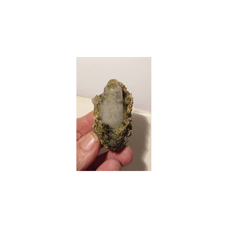 Quartz sur Epidote EP4 109g 66mm35mm