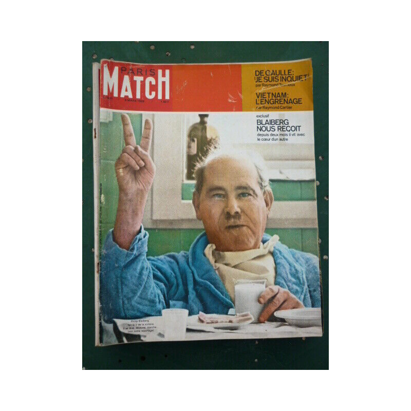 PARIS MATCH n987 9 MARS 1968 Philip BLAIBERG
