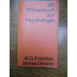 w d Fröhlich James drever Wörterbuch zur psychologie d t v