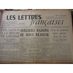 Les Lettres Françaises n55 12 Mai 1945 paulhan peynet effel duhamel
