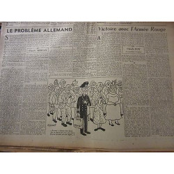 Les Lettres Françaises n55 12 Mai 1945 paulhan peynet effel duhamel