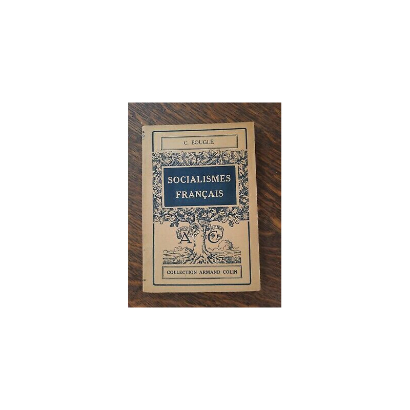 c Bouglé Socialismes Français Armand colin