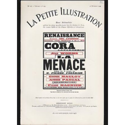 La petite illustration théâtrale n 153 La MENACE pièce de