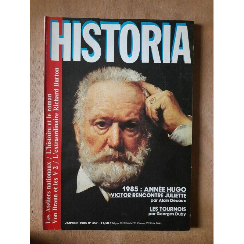 Historia Nº 457 Année Hugo Victor Rencontre Juliette Janvier 1985