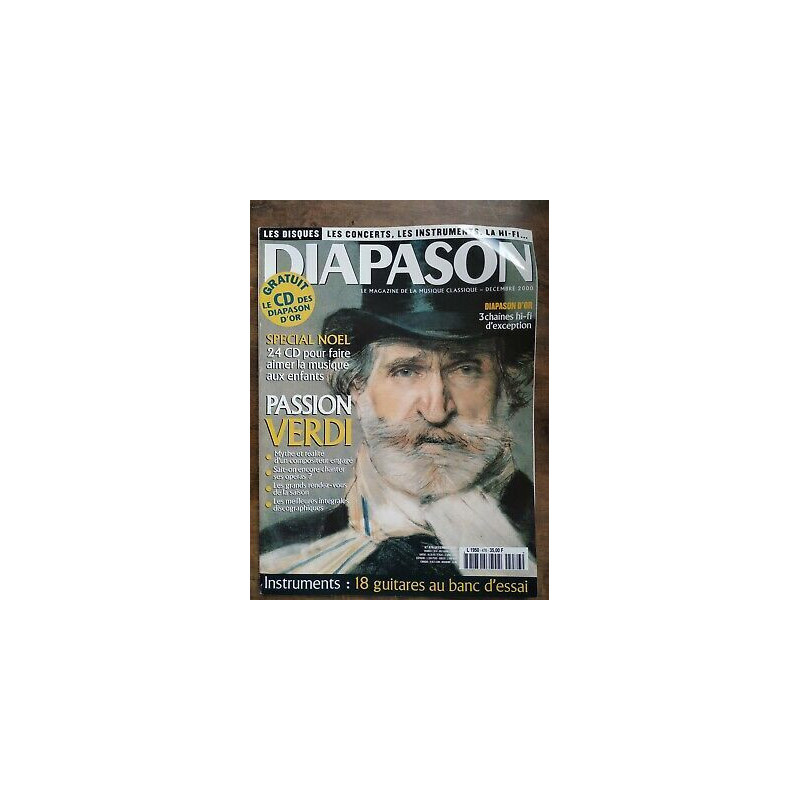 diapason Le Magazine de la Musique Classique Nº476 Décembre 2000