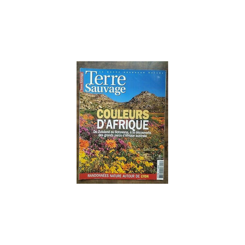 Terre Sauvage n192 Mars 2004 Couleurs D'Afrique